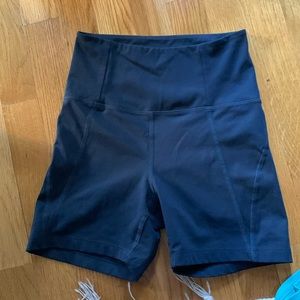Girlfriend collective run shorts - navy